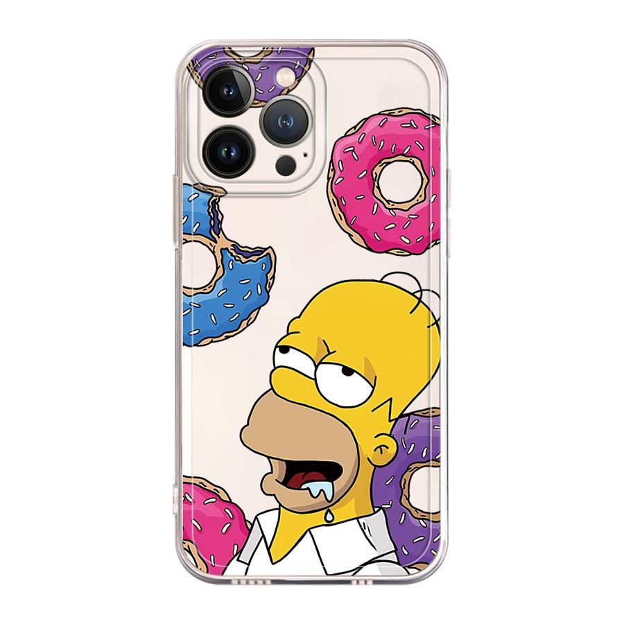 Funda Suave para Teléfono Cute The S-simpsons para iPhone 17 Pro Max Air XR 16 11 12 Mini 13 Pro XS Max 7 8 14 Plus 15