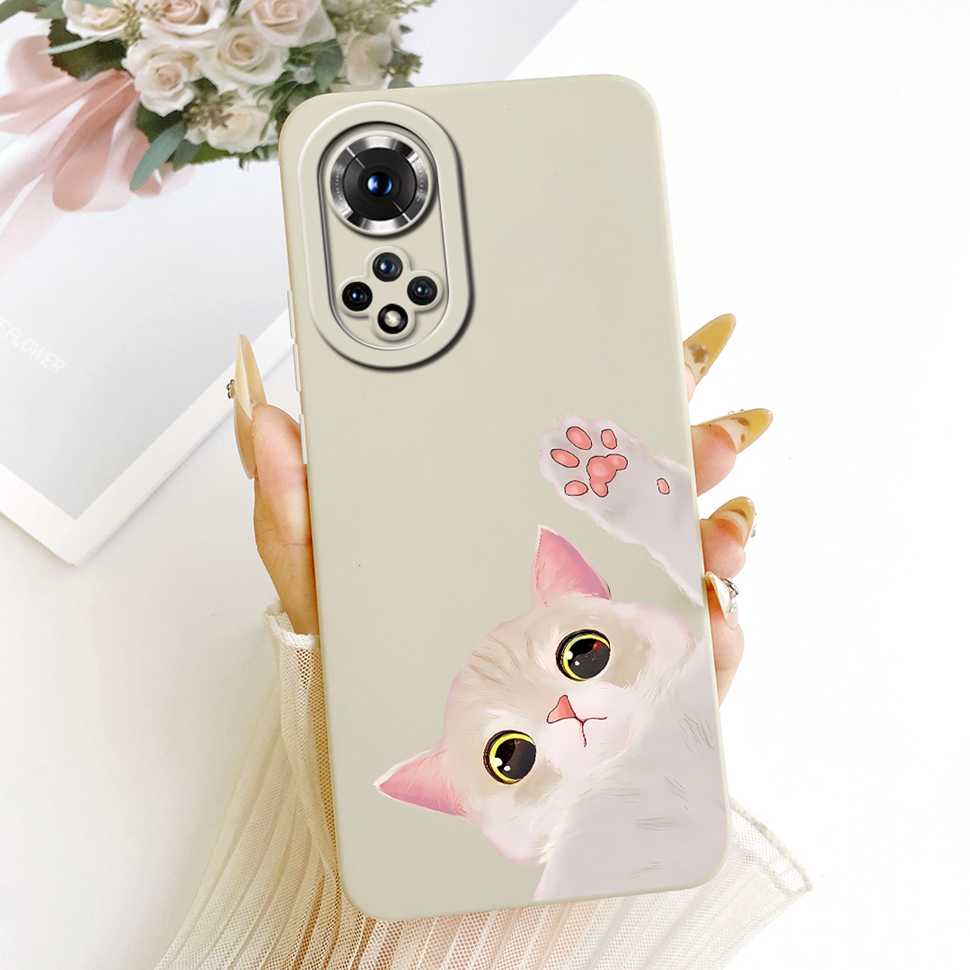 For Honor 50 5G Case NTH-AN00 NTH-NX9 New Fashion Painted Cover Soft Phone Cases For Huawei Honor 50 Honor50 5G Bumper