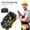 Multifunction Multi Pocket Toolkit Portable Electrician Bag 1680D Oxford Cloth Bag Waterproof Large Capacity Hardware Organizer