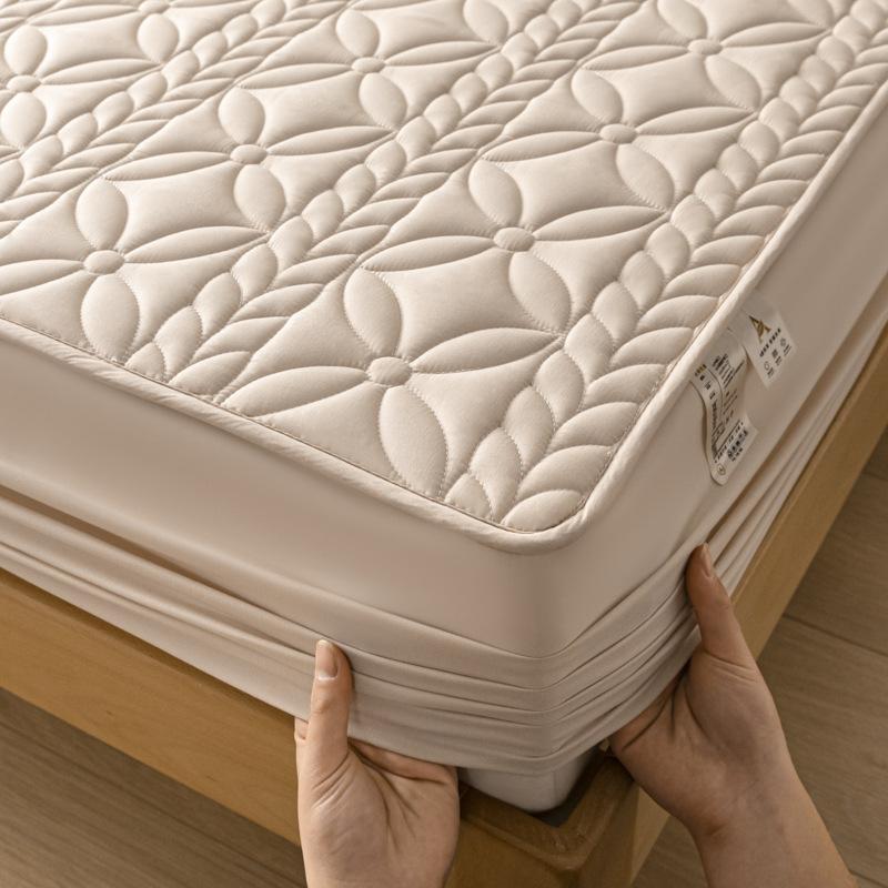 Type A quilted waterproof mattress protector, single mattress cover, urine-proof pad, thickened pure cotton dust-proof bed cover