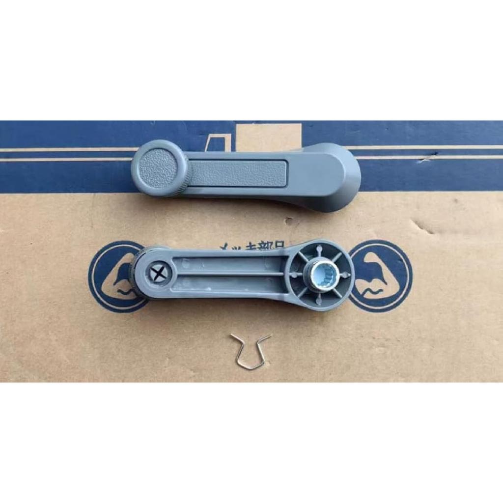 Window Crank Handle of Gray Compatible with Isuzu Isuzu CAMMANDO NPR115 NKR85,GMC, NHR NPR HICOM Replaces