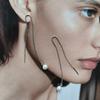 Silver Earrings with Natural Pearls 2ct (2198697)