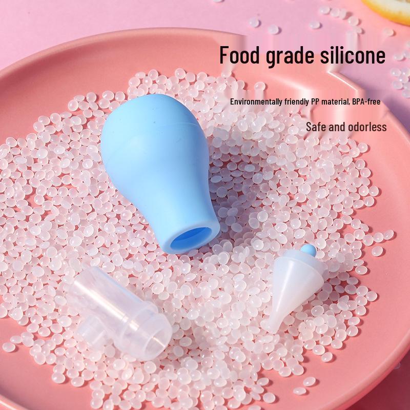 Upgraded Anti-Reflux Baby Nasal Aspirator with Solid Silicone Pump