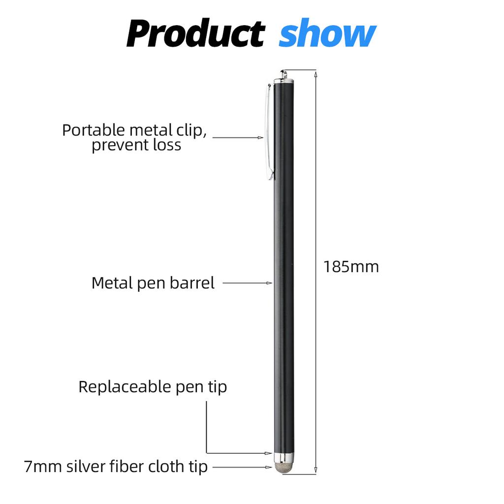 18.5CM Long Stylus Pen Capacitive Pen Touch Screen Stylus Pencil For Samsung iPad Tablet Android Phone Touch screen Pen