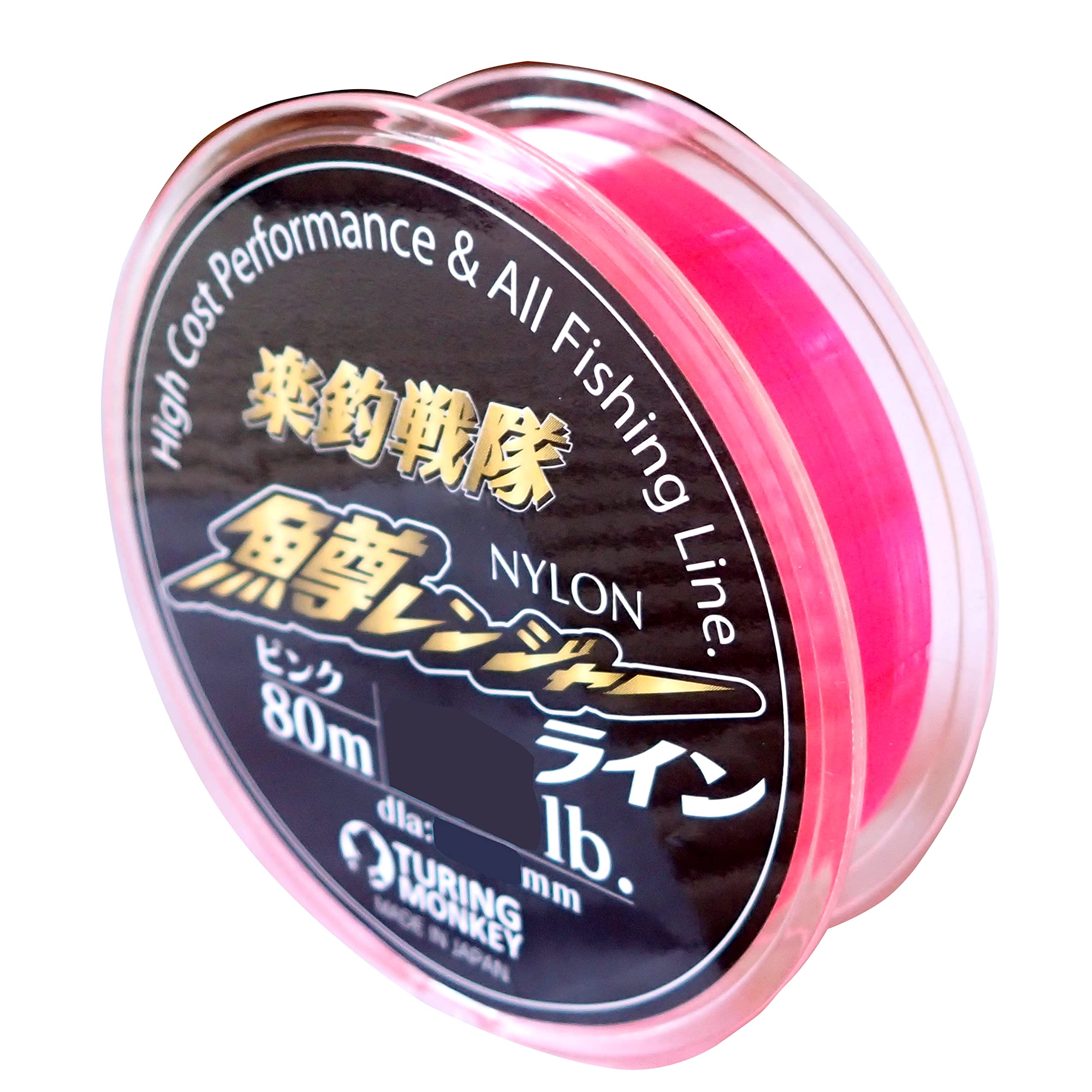 

Turing Monkey Turing Mon Rakutsuri Sentai Trout Ranger Line Nylon 3lb розовый