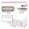 License Plate Light LED Compatible with Subaru Forester BRZ Impreza WRX STI Legacy Car Accessories Auto Parts Lighting System