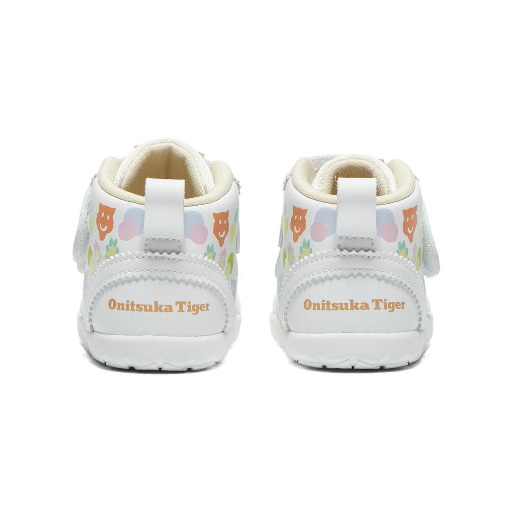 ONITSUKA TIGER Mexico 66 First Kids Non-Slip Mid-Top Walking Shoes Baby Sneaker White Green Orange 1184A221-100