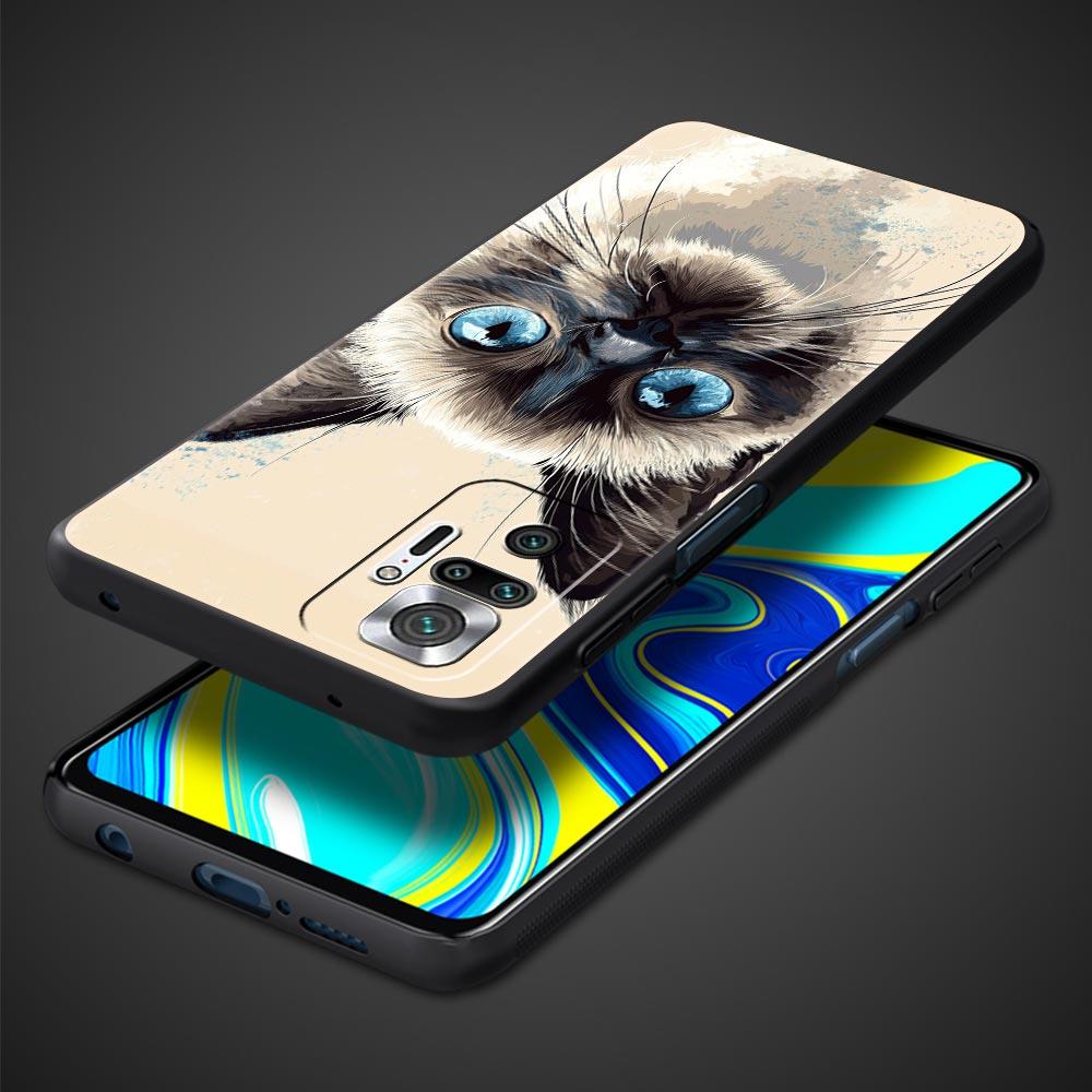 Daily Life of Cute Cats Phone Case For Xiaomi Redmi Note 14 13 5G 10 11 12 Pro Plus 4G 14C 13C 12C 10C Black Cover