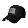 Mahjongg game tiles design on blue color Cap Baseball Caps Adjustable Hat Hip Hop Summer Unisex Baseball Hats Customizable