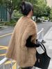 European Mid-Length V-Neck Fox Fur Vest for Women - Autumn/Winter Collection