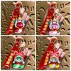 Lion Dance 2025 New Year Pendant Good Lucky Snake Key Ring Fashion Snake Keychain  Bag Charm