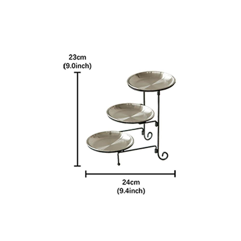 Three Layer Serving Tray Stable Frame Food Platter Decorative Storage Tray  Party Dessert Display