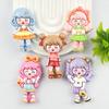 Cartoon DIY Resin Accessories: Skirt Girl Handmade Cream Glue for Hair Clips, Phone Cases, Keychains, and Crocs Buckles.