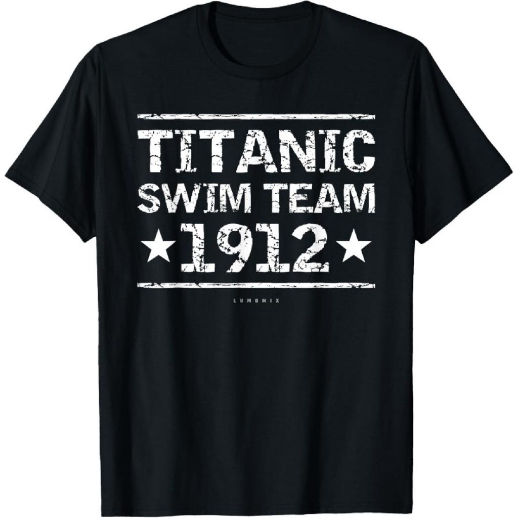TITANIC Swim Team 1912 TShirt - Funny Nautical Cruise Shirts T-Shirt