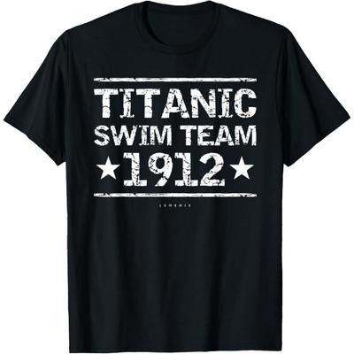 KOSZULKA ZESPÓŁ PŁYWACKI TITANIC 1912 - Śmieszne Koszulki Morskie Koszulka