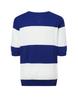 CAMBRIDGE UNIVERSITY [25Ss] Shield Logo Short Sleeve Crew Neck Rugby Sweater Blue