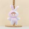 Plush Bunny Toy With Colorful Tiedye Design For Kids And Gift Collectors