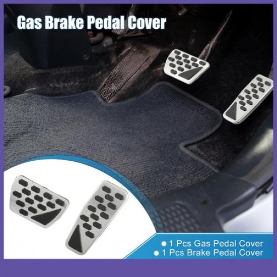 Gas Brake Pedal Cover Anti Slip TWO  for Jeep Wrangler JL 2018-up
