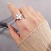 Fidget Spinner Rings for Women for Butterfly Rotating Spinning Anxiety Ring Adjustable Open Ring for Women Girlfriend Gi