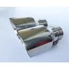 Newest Style Stainless Steel UniversalExhaust System End Pipe+Car Exhaust Tip 1 Piece