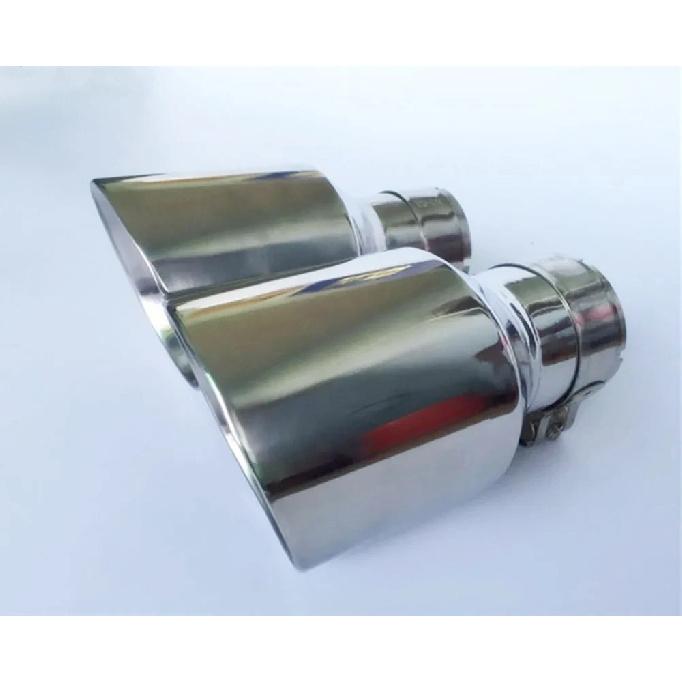Newest Style Stainless Steel UniversalExhaust System End Pipe+Car Exhaust Tip 1 Piece