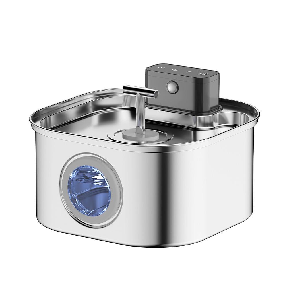 Cross 3.2L USB Smart Stainless Steel Pet Drinking Fountain for Cats and Dogs