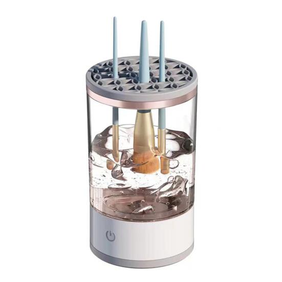Yousheng Auto Scrubber Tool Vocal Vibration Mild Two Modes 7000 RPM 8W 1.5A Time-saving ABS Electric Makeup Brush Cleaner Home Supply