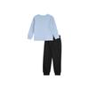 Nike Casual Sports Suit Comfortable Soft Versatile Kids Suit Black IH1189-010
