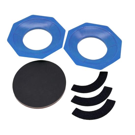 2Pcs Bowling Ball Stand with Sponge Universal Sanding Pad Holder Precision Surface Maintenance Tool Bowling Cleaning Polishing Display Base