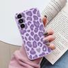Leopard Case For Samsung Galaxy S25 S24 S23 S22 FE S25+ S24+ S23+ S22+ Plus S 25 Ultra Phone Cover Shockproof Soft TPU Fundas