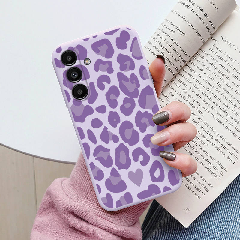 

Leopard Case For Samsung Galaxy A14 A24 A34 A54 A15 A25 A35 A55 A36 A16 A06 A26 A56 A07 Phone Cover Shockproof Soft TPU Fundas Samsung A15