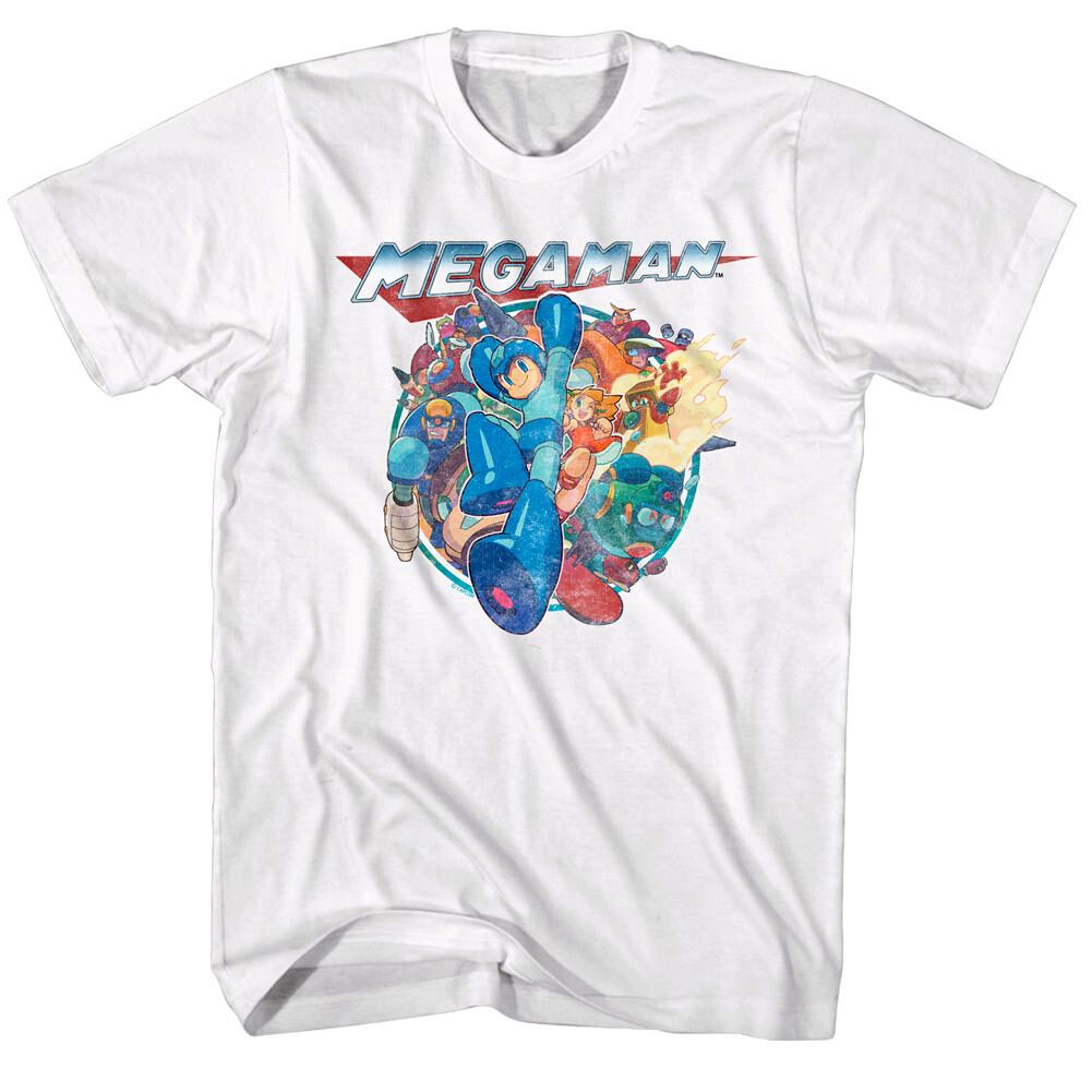 Megaman Friends Men T Shirt XL