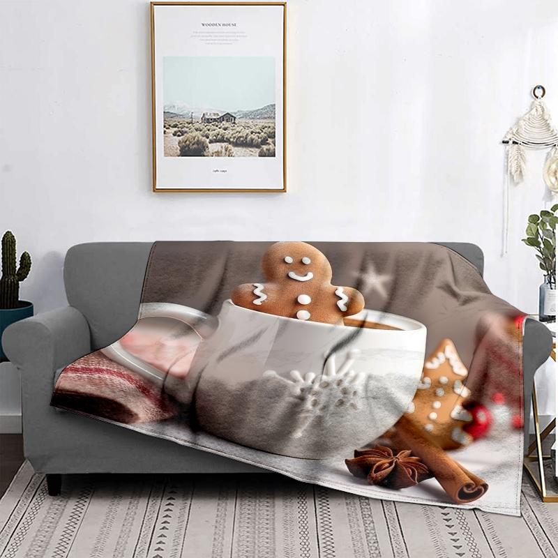 Wohndekoration Plüsch Überwurf Sofadecke Tagesdecke Bett flauschig weiche Decken Dekor Plaid Modern Halloween Frohe Weihnachten Winter