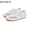 AUTUSPIN Summer Air Mesh Flats Shoes Women Breathable Bonded Leather Leisure Sneakers Outdoor Hiking Training Sneaker Woman