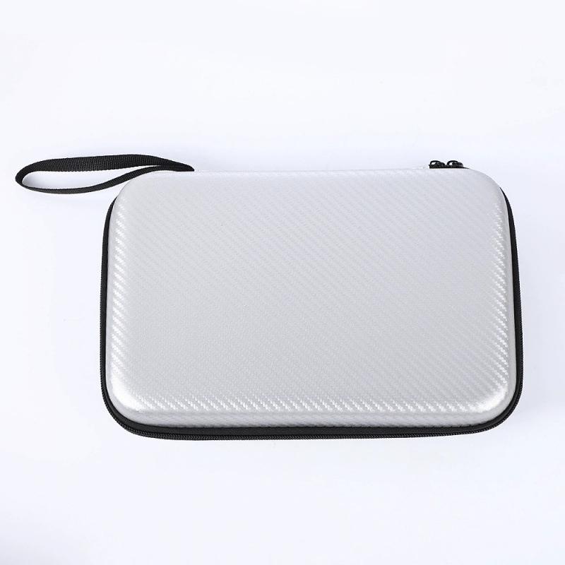 Durable Hard Shell Square Table Tennis Racket Bag - Portable Storage Solution