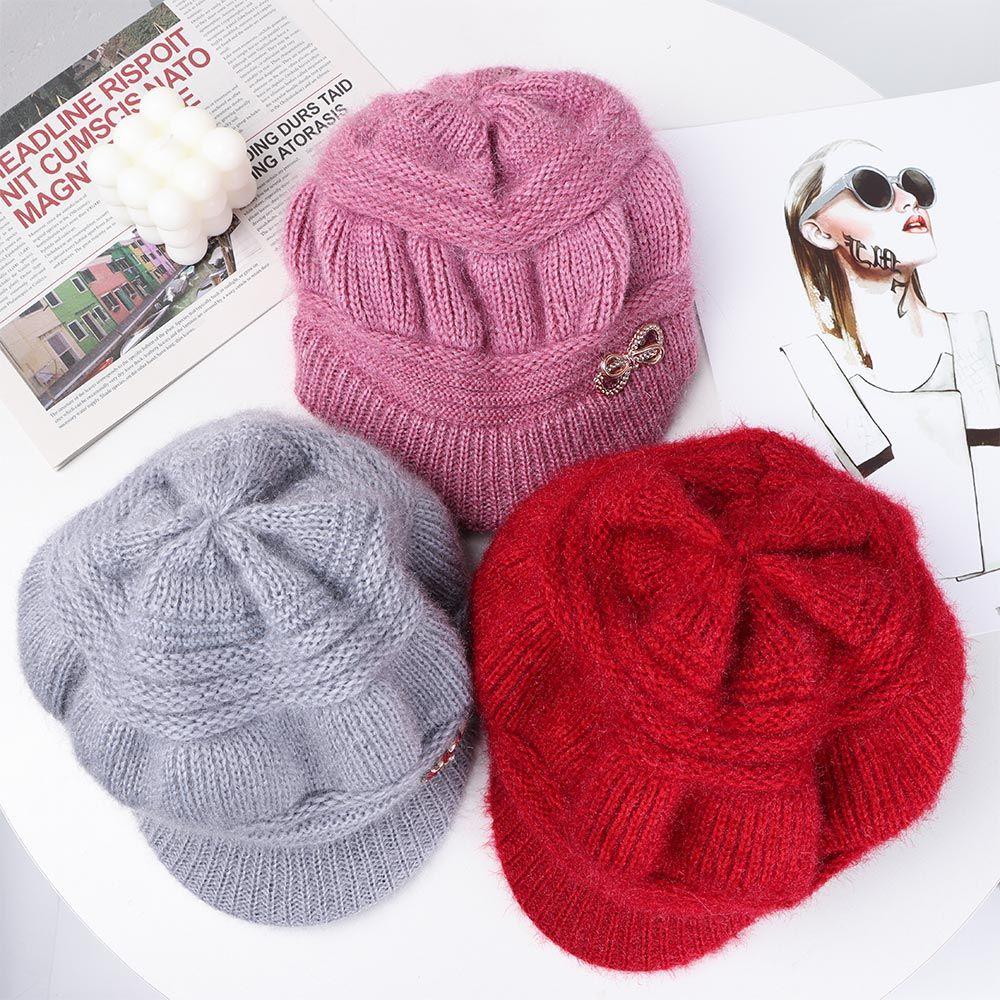 Ear Guard Windproof Wind Shield Wool Hat Knitted Hat Plush Cap Ear Warmer Cap