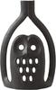 Letter Stand Owl Black Body Size 9 X 5 X 29300 Nanbu Tekki (cm) (H) 15.5