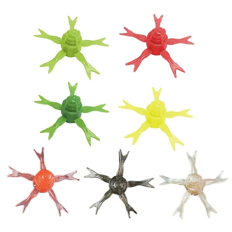 6Pcs Soft Swimming Lures Slow Floating Lures Baits Artificial Fishing Lures Simulation Jellyfish Soft Swimming Lures Set