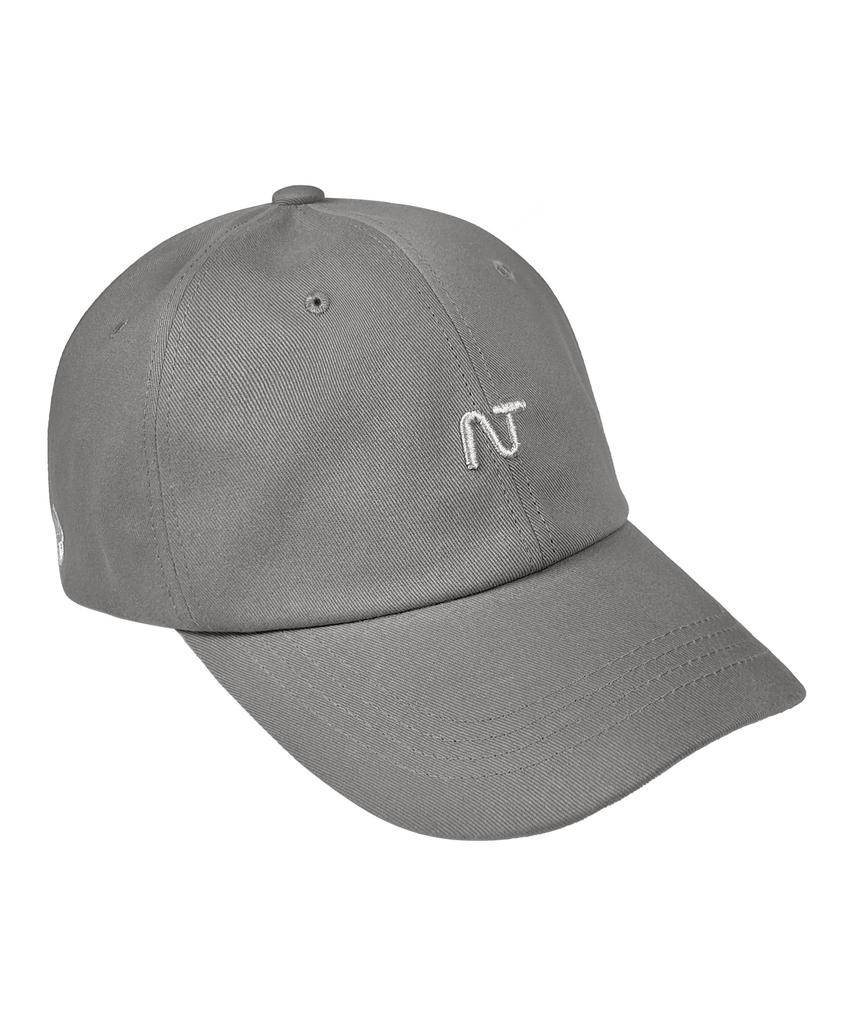 Nyuteib Silver Back String Oversized Ball Cap - Gray