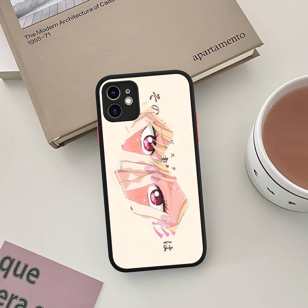 Anime My Dress-Up Darling Phone Case For iPhone 11 12 13 14 15 16 Pro Plus X XS MAX Matte Bumper Shockproof Cover
