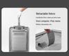 20" Aluminum-Magnesium Alloy Carry-On Suitcase with Front & Side Opening, Metal Pull Rod, and 24" Combination Lock.