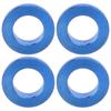 4Pcs Mountain Bike Titanium Alloy Screw Bolts Spacers Brake Caliper Gasket M6 Blue