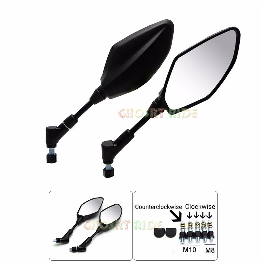 

Rearview Mirrors M10 For Yamaha MT-01 MT-03 MT-07 MT-09 Tracer 900 MT-10 FZ1 FZ6 FZ8 Fazer XJ6 XJR1300 Motorcycle Street Bike чорний