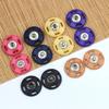 10pcs Round Plastic Snap Button Shirt Cardigan Invisible Concealed Buttons Clothes Accessories