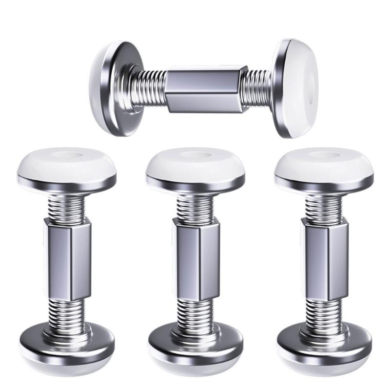 4Pcs Furniture Cabinet Stabilizers Headboard Stopper Adjustable Threaded Bed Frame Anti-Shake Tool Hardware Enduring