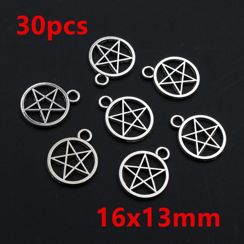 10-50pcs Alloy Metal Star Charms Pendant for Necklace Bracelet Earrings DIY Jewelry Making Accessories Findings Crafts