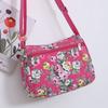 Nylon Crossbody Bag Shoulder Bag Printed Women's Bag Canvas Mom Bag Middle Aged Oxford Cloth Bag