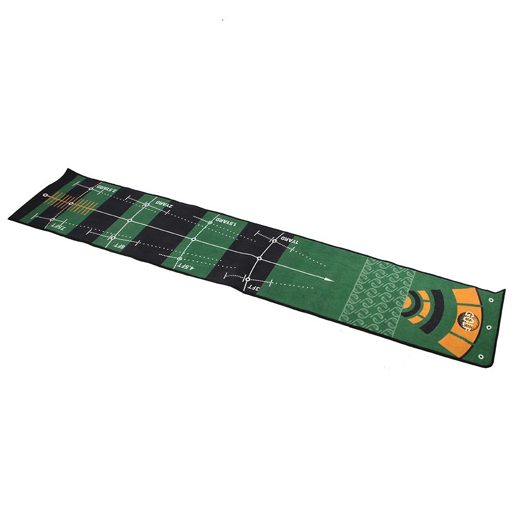 Golfmatte Mini Schiebestock Ballunterlage Putter Übung Divotgabel Trainer Zubehör Maschinenwaschbar