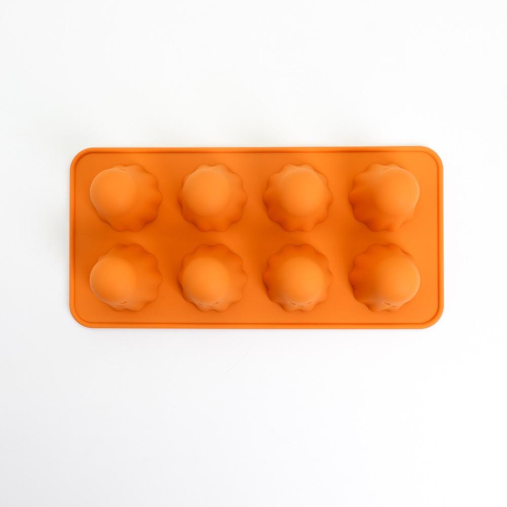 Easy To Clean Silicone Chocolate Mold Orange Ghost Baking Mold  Kids' Favorite Holiday Party