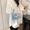 Trendy Street Style Pu Small Square Bag For Women 2024 Chic Summer Shoulder Bag